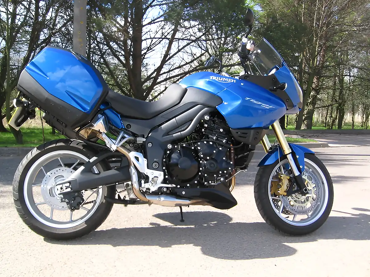 Used 2009 Triumph Tiger Blue - Front View