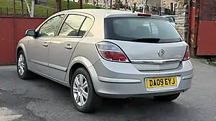 Used 2009 Vauxhall Astra Elite Silver - Interior and Exterior details 9