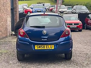 Used 2009 Vauxhall Corsa Breeze Blue - Interior and Exterior details 5