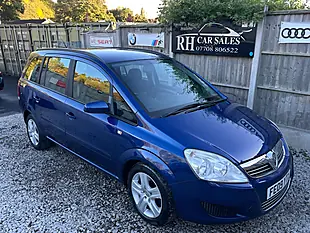 Used 2009 Vauxhall Zafira Exclusiv Blue - Interior and Exterior details 2