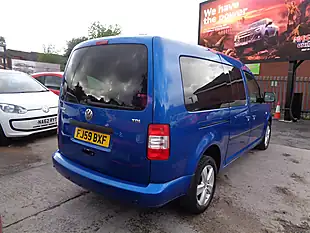Used 2009 Volkswagen Caddy Maxi Life Maxi Life Blue - Interior and Exterior details 5