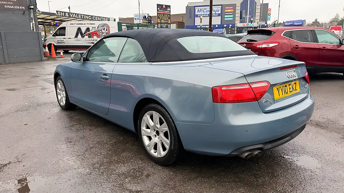 Used 2010 Audi A5 Cabriolet Se Blue - Interior and Exterior details 17