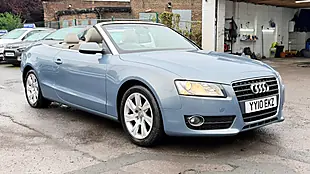 Used 2010 Audi A5 Cabriolet Se Blue - Interior and Exterior details 2