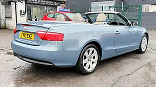 Used 2010 Audi A5 Cabriolet Se Blue - Interior and Exterior details 4