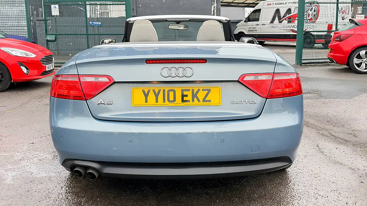 Used 2010 Audi A5 Cabriolet Se Blue - Interior and Exterior details 5