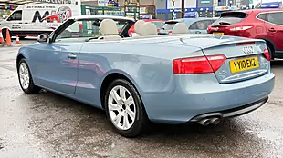 Used 2010 Audi A5 Cabriolet Se Blue - Interior and Exterior details 6