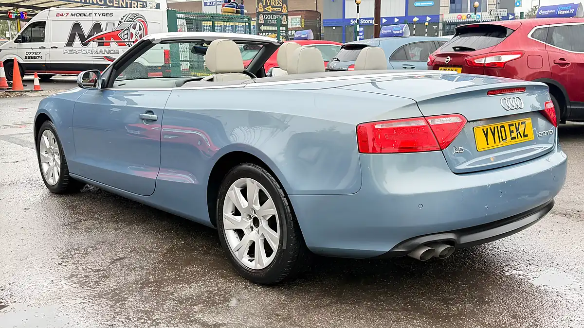 Used 2010 Audi A5 Cabriolet Se Blue - Interior and Exterior details 6