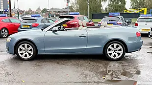 Used 2010 Audi A5 Cabriolet Se Blue - Interior and Exterior details 7