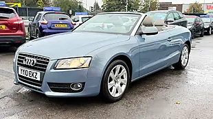 Used 2010 Audi A5 Cabriolet Se Blue - Interior and Exterior details 8