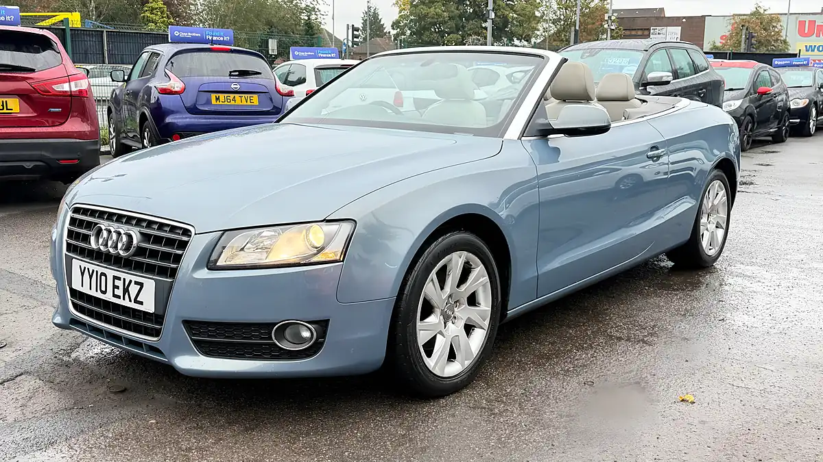 Used 2010 Audi A5 Cabriolet Se Blue - Interior and Exterior details 8