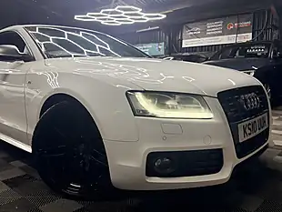 Used 2010 Audi S5 White - Interior and Exterior details 2