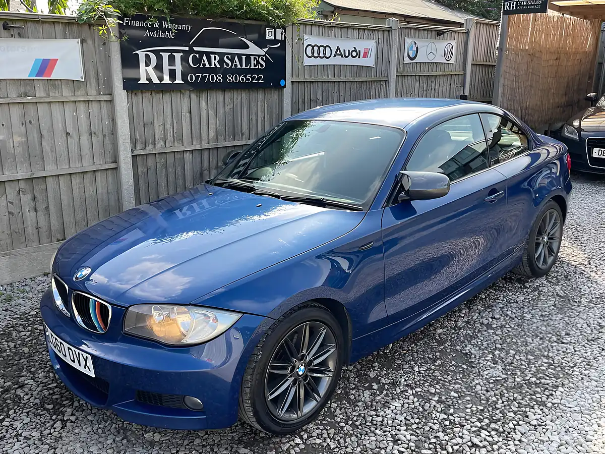 Used 2010 BMW 1 Series M Sport Blue - Front View