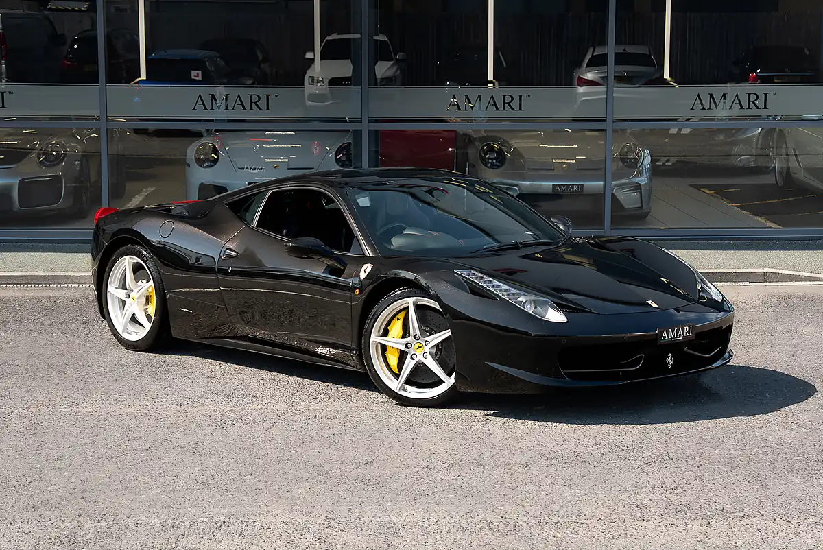 Used 2010 Ferrari 458 Italia Coupe Nero Daytona - Front View