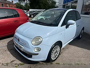 Used 2010 Fiat 500 Lounge Blue - Interior and Exterior details 2