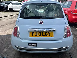 Used 2010 Fiat 500 Lounge Blue - Interior and Exterior details 5