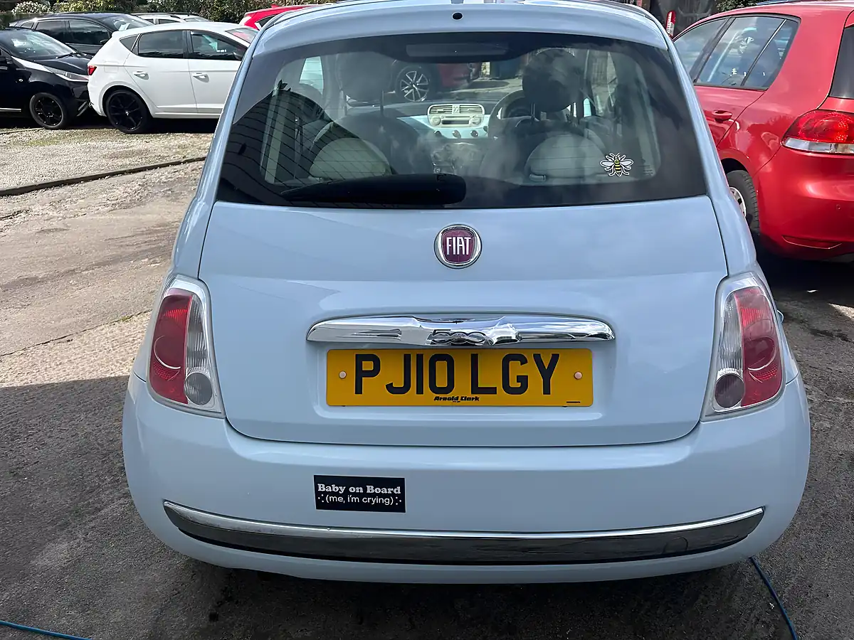 Used 2010 Fiat 500 Lounge Blue - Interior and Exterior details 5