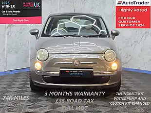 Used 2010 Fiat 500 Lounge Grey - Interior and Exterior details 2