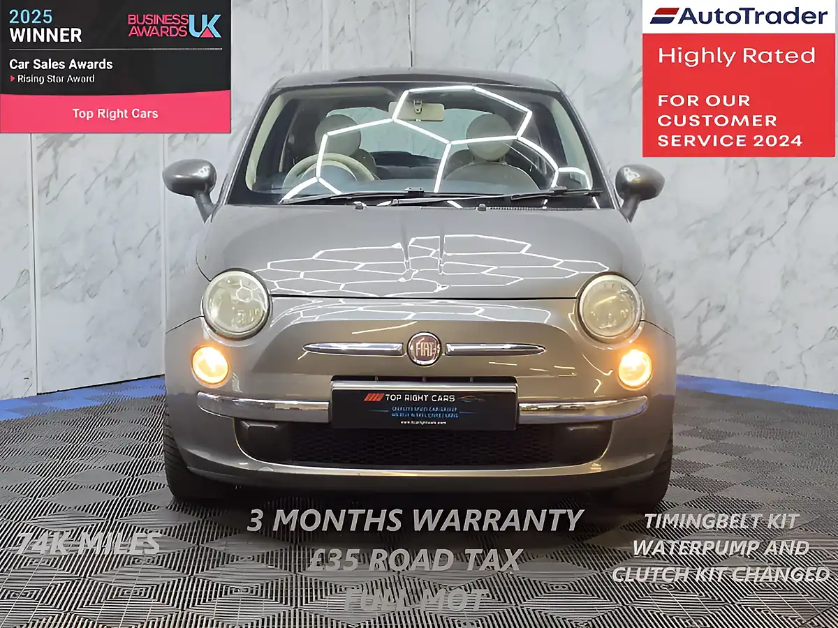 Used 2010 Fiat 500 Lounge Grey - Interior and Exterior details 2
