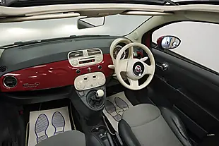 Used 2010 Fiat 500c Lounge Red - Interior and Exterior details 17