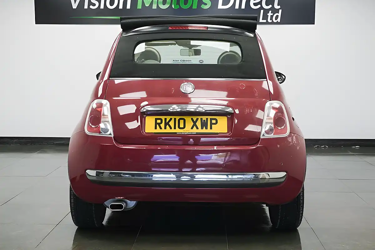Used 2010 Fiat 500c Lounge Red - Interior and Exterior details 2