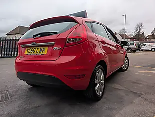 Used 2010 Ford Fiesta Zetec Red - Interior and Exterior details 4