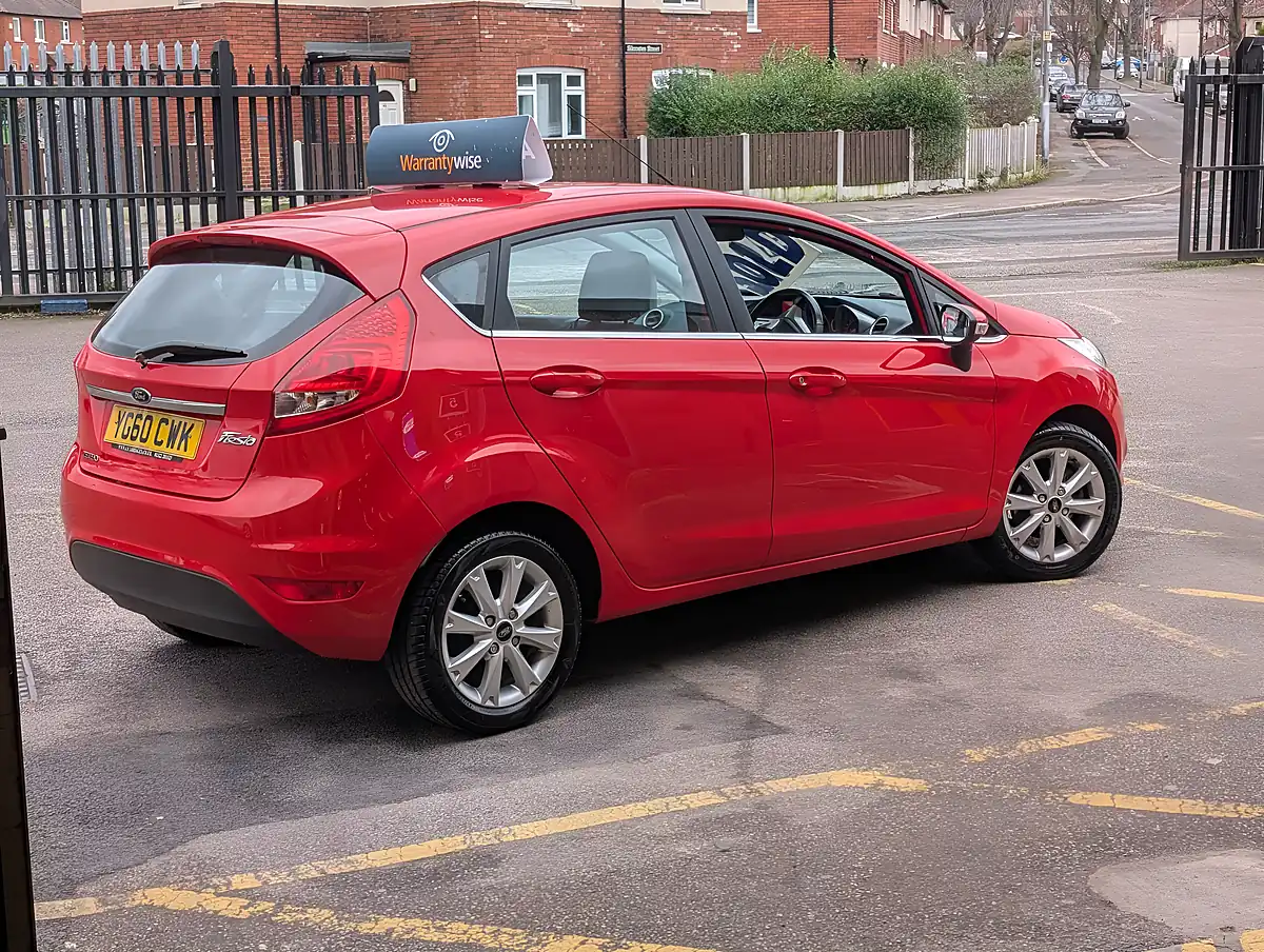 Used 2010 Ford Fiesta Zetec Red - Interior and Exterior details 5