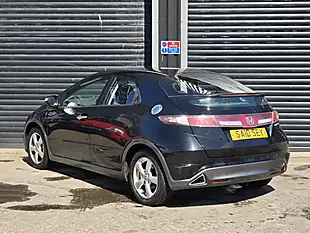 Used 2010 Honda Civic Se Black - Interior and Exterior details 8