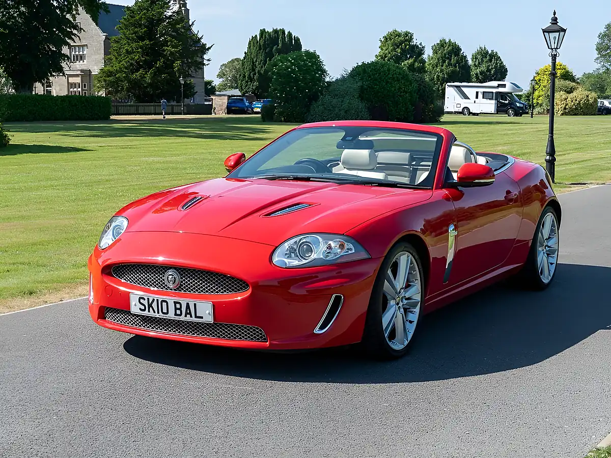 Used 2010 Jaguar Xkr Convertible Red - Interior and Exterior details 2