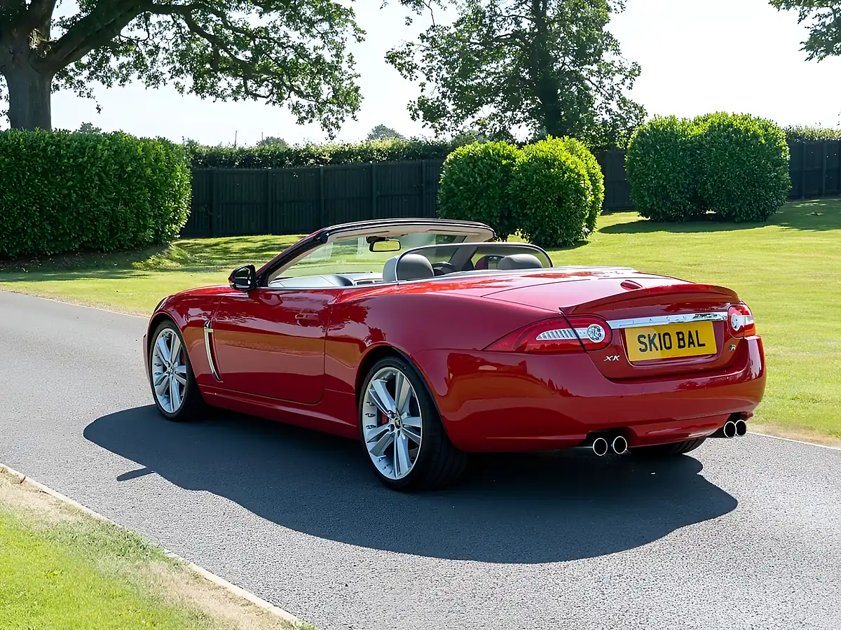 Used 2010 Jaguar Xkr Convertible Red - Interior and Exterior details 4