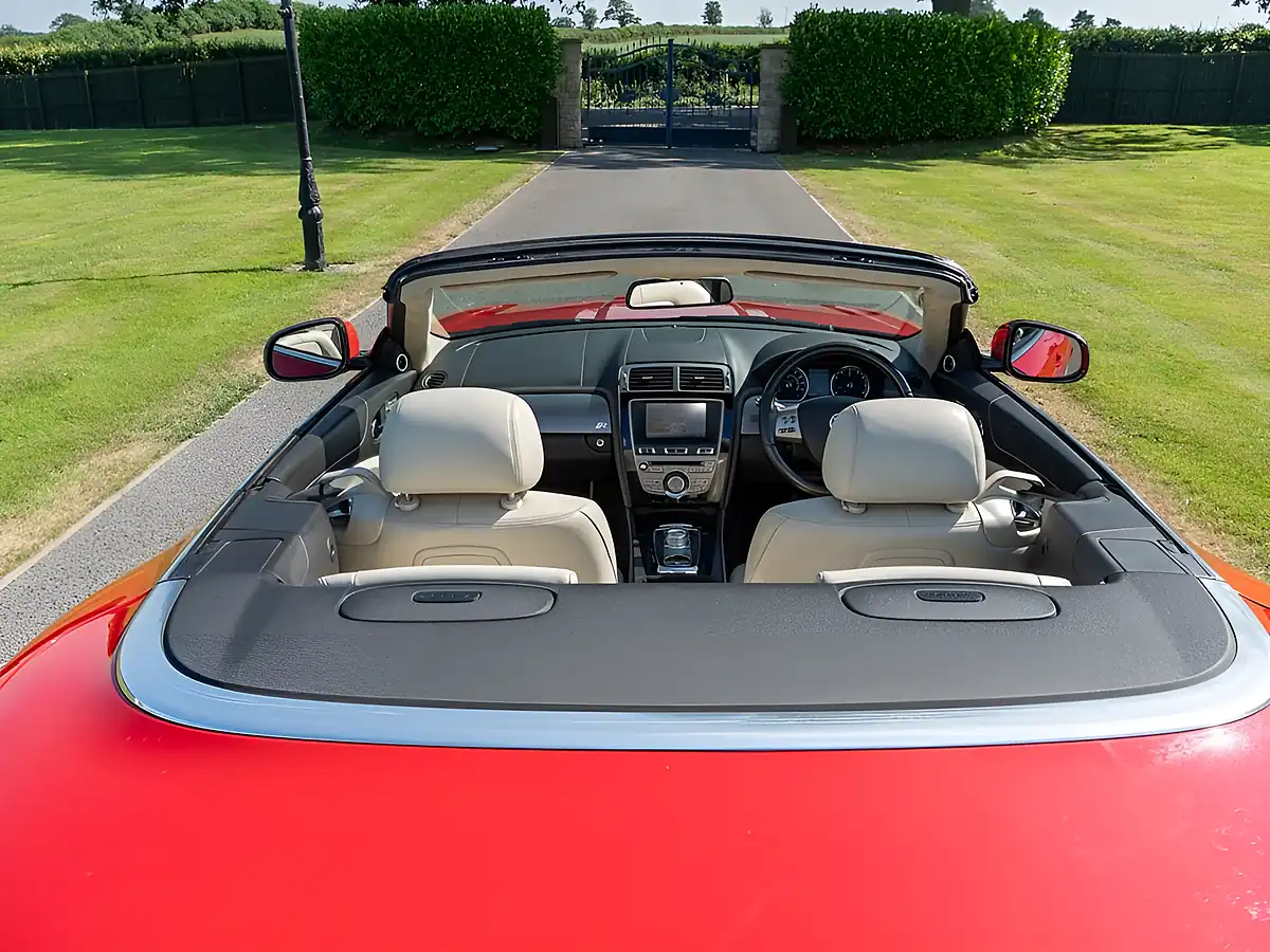 Used 2010 Jaguar Xkr Convertible Red - Interior and Exterior details 7