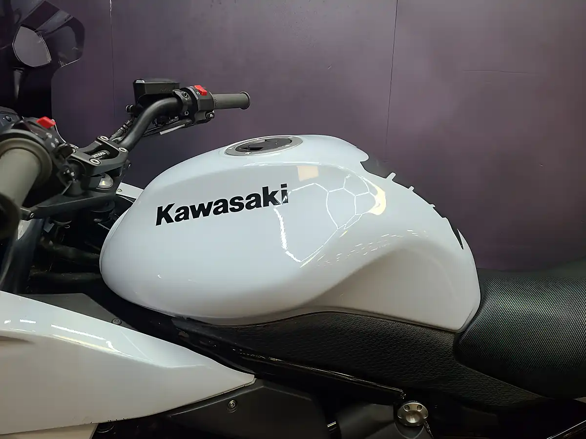 Used 2010 Kawasaki ER-6F White - Interior and Exterior details 9