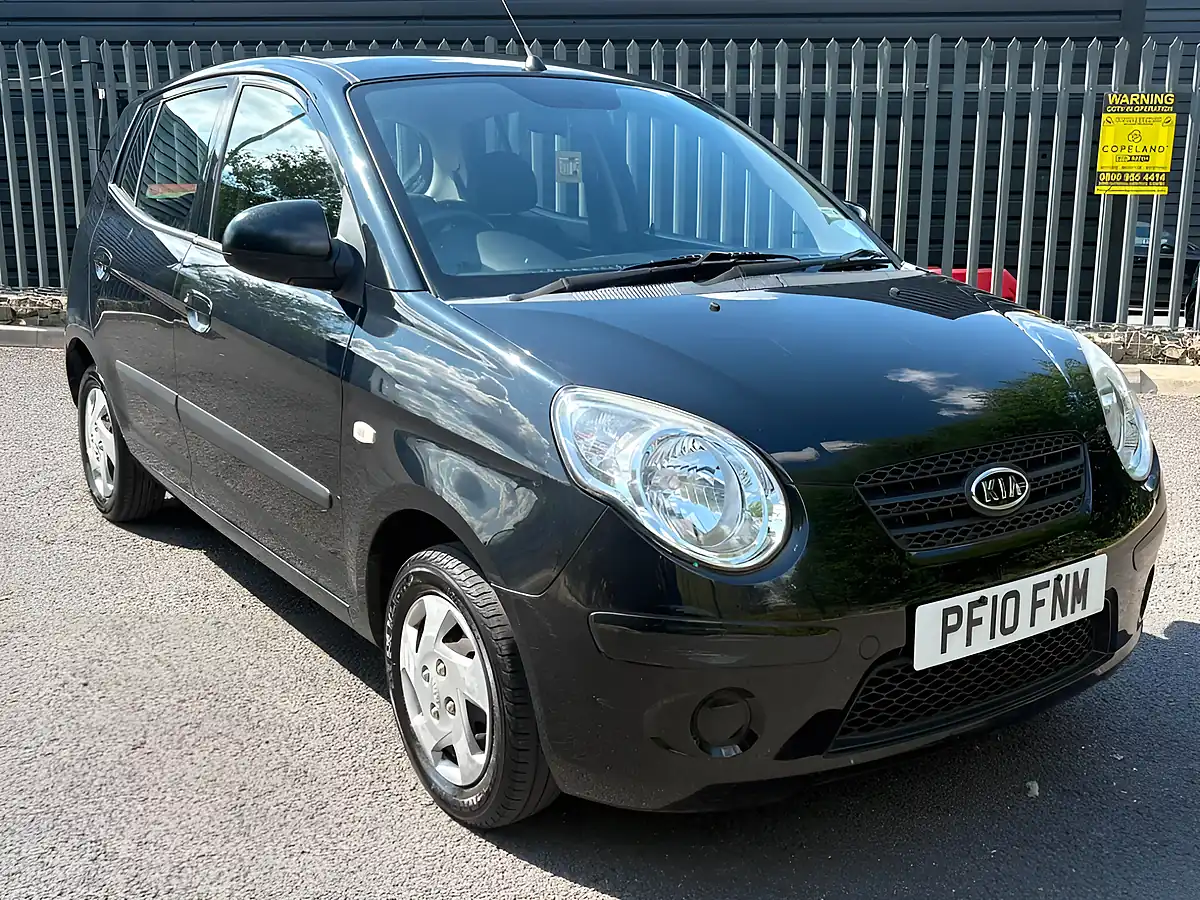 Used 2010 Kia Picanto 1 Black - Front View