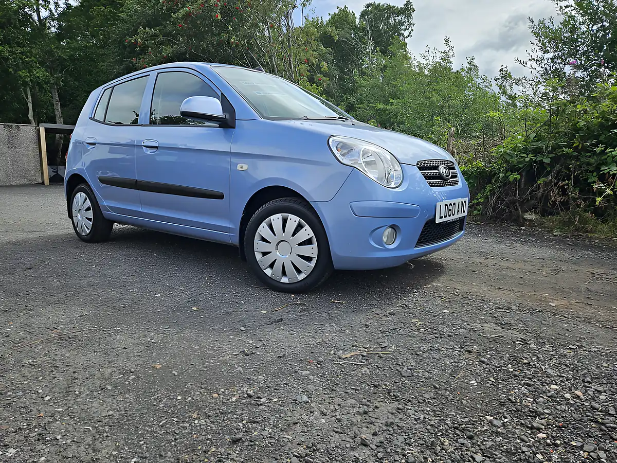 Used 2010 Kia Picanto Graphite Blue - Front View