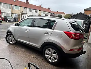 Used 2010 Kia Sportage Silver Metallic - Interior and Exterior details 3