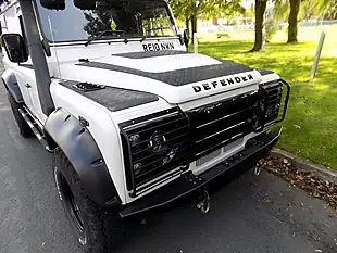 Used 2010 Land Rover Defender 110 Overland White - Interior and Exterior details 4