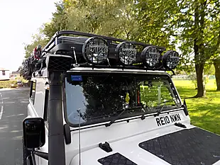 Used 2010 Land Rover Defender 110 Overland White - Interior and Exterior details 5