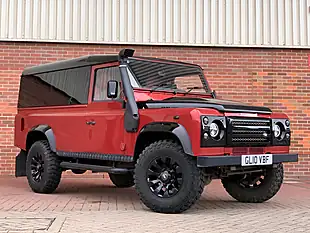 Used 2010 Land Rover Defender 110 Utility Wagon Rimini Red Metallic - Interior and Exterior details 2