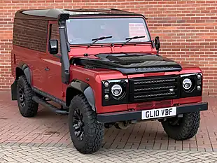 Used 2010 Land Rover Defender 110 Utility Wagon Rimini Red Metallic - Interior and Exterior details 4