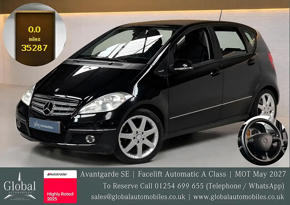 Used 2010 Mercedes-Benz a-Class Avantgarde Se Cosmos Black - Front View