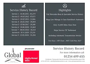 Used 2010 Mercedes-Benz a-Class Avantgarde Se Cosmos Black - Interior and Exterior details 2