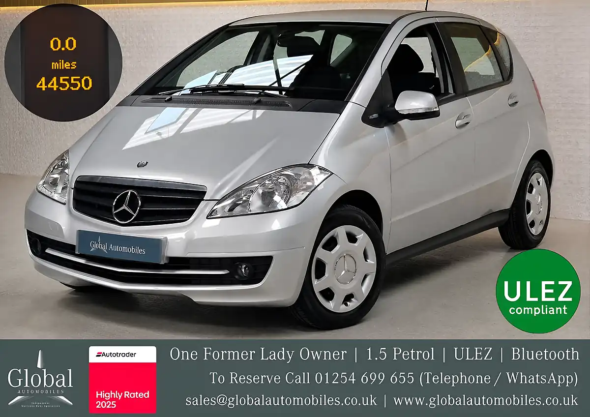Used 2010 Mercedes-Benz a Class Classic Se Polar Silver - Front View
