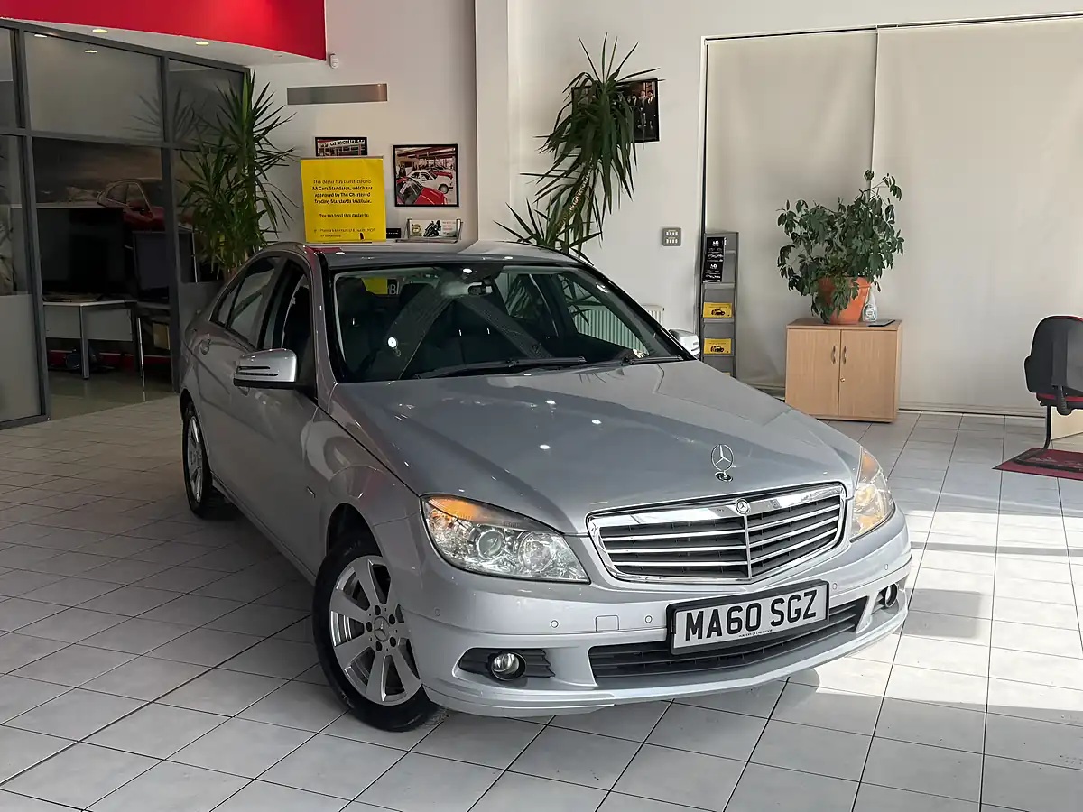 Used 2010 Mercedes-Benz C Class Se Silver - Front View