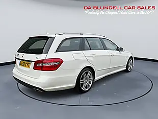 Used 2010 Mercedes-Benz E Class Sport Estate White - Interior and Exterior details 11