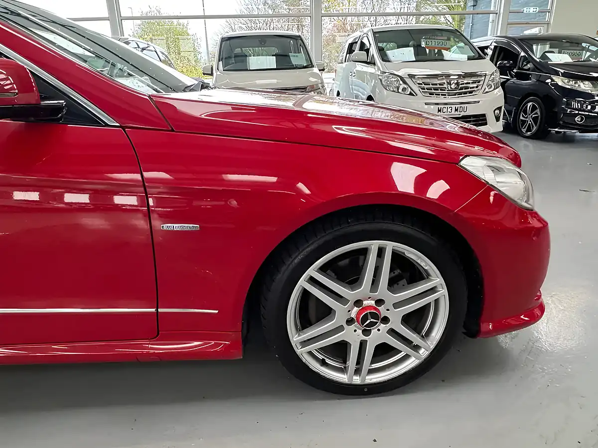 Used 2010 Mercedes-Benz E Class Sport Red - Interior and Exterior details 12