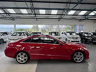 Used 2010 Mercedes-Benz E Class Sport Red - Interior and Exterior details 2
