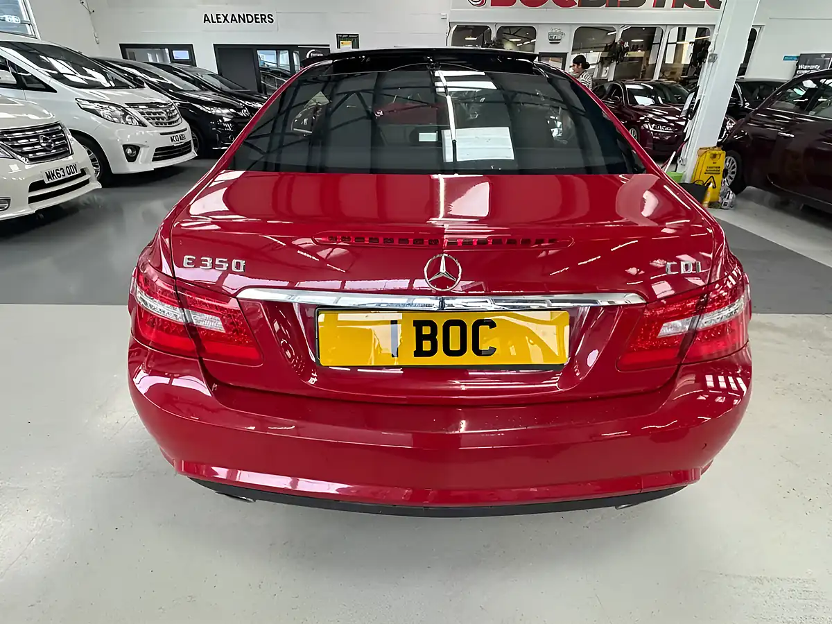 Used 2010 Mercedes-Benz E Class Sport Red - Interior and Exterior details 4