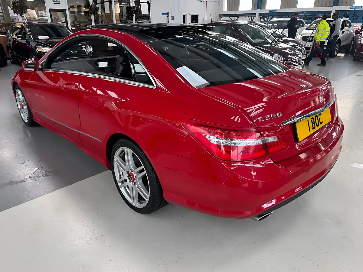 Used 2010 Mercedes-Benz E Class Sport Red - Interior and Exterior details 5