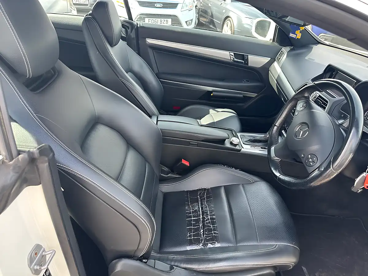 Used 2010 Mercedes-Benz E Class Sport White - Interior and Exterior details 12