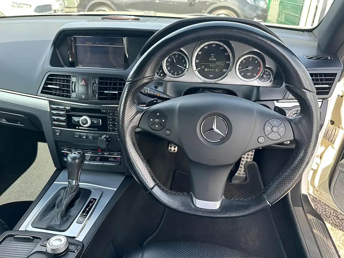 Used 2010 Mercedes-Benz E Class Sport White - Interior and Exterior details 14
