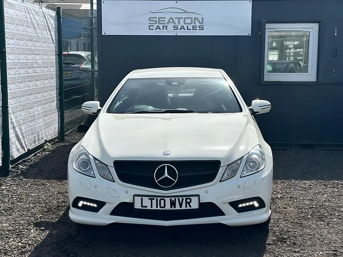 Used 2010 Mercedes-Benz E Class Sport White - Interior and Exterior details 2